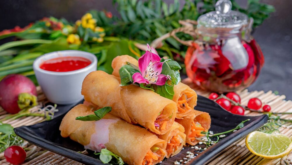 Cách làm chả giò tôm thịt ngon hình 2