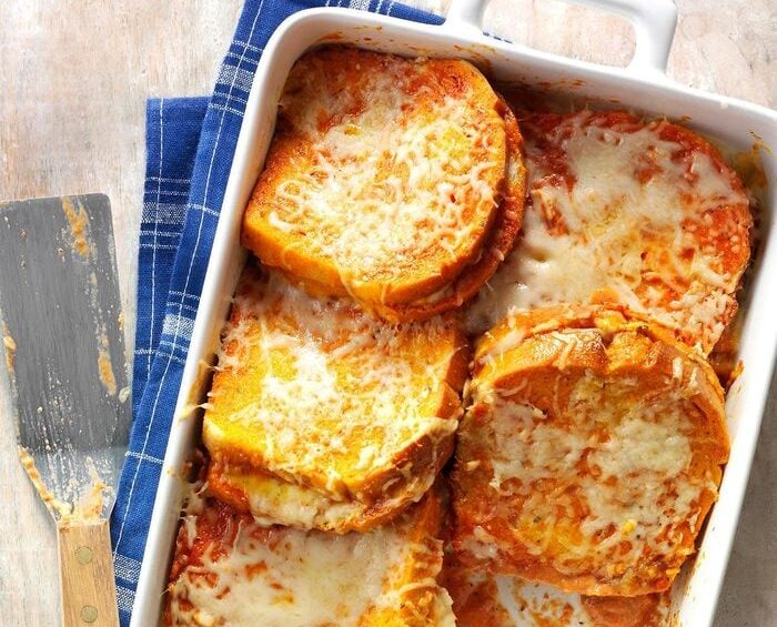 Súp cà chua và phô mai nướng - Sự kết hợp hoàn hảo giữa bánh mì nướng phô mai và súp cà chua 1-Putino-Food Súp cà chua và phô mai nướng