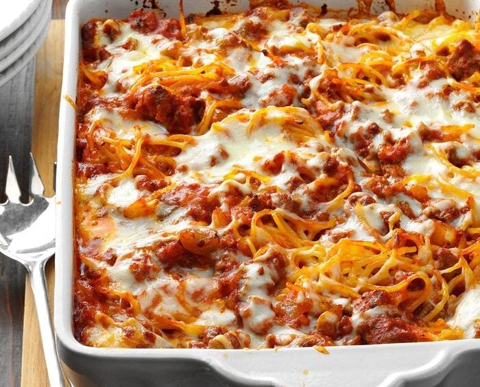 Mì Ý Spaghetti Nướng phô mai Mozzarella Putino