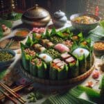 Gia công bánh chưng - Lưu giữ hương vị Tết truyền thống