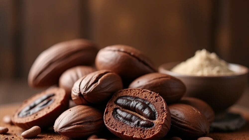 Gia công thực phẩm từ cacao nguyên chất Hương vị đậm đà và bổ dưỡng
