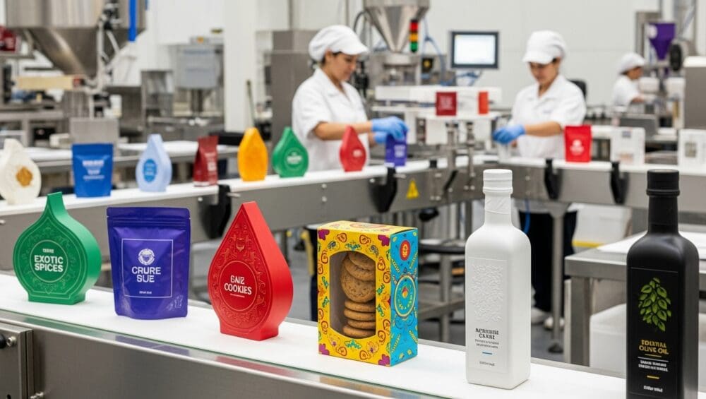 Gia công đóng gói thực phẩm - Tùy chỉnh để nổi bật trên kệ hàng