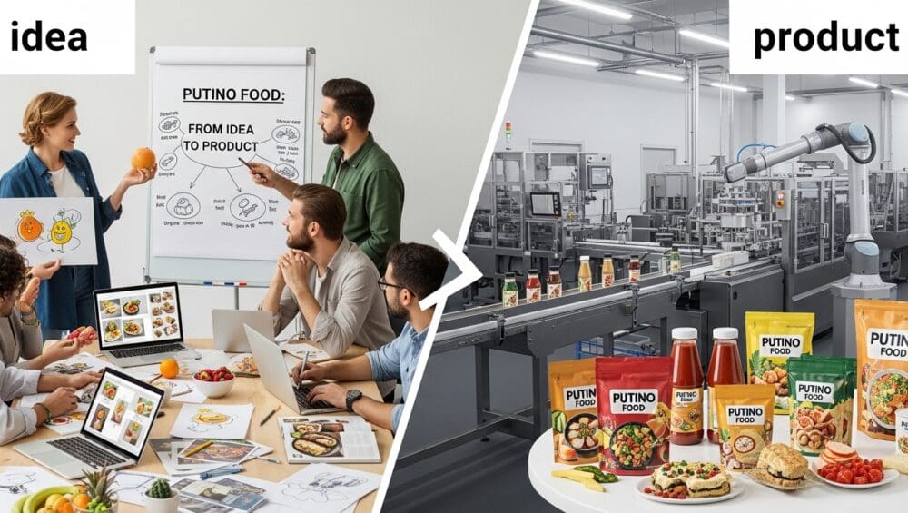 Từ ý tưởng đến sản phẩm - Putino Food biến yêu cầu thành hiện thực