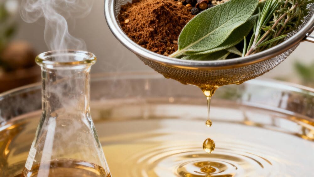 Gia công chiết xuất lỏng (Liquid Extraction) - Tinh túy từ thảo mộc và gia vị