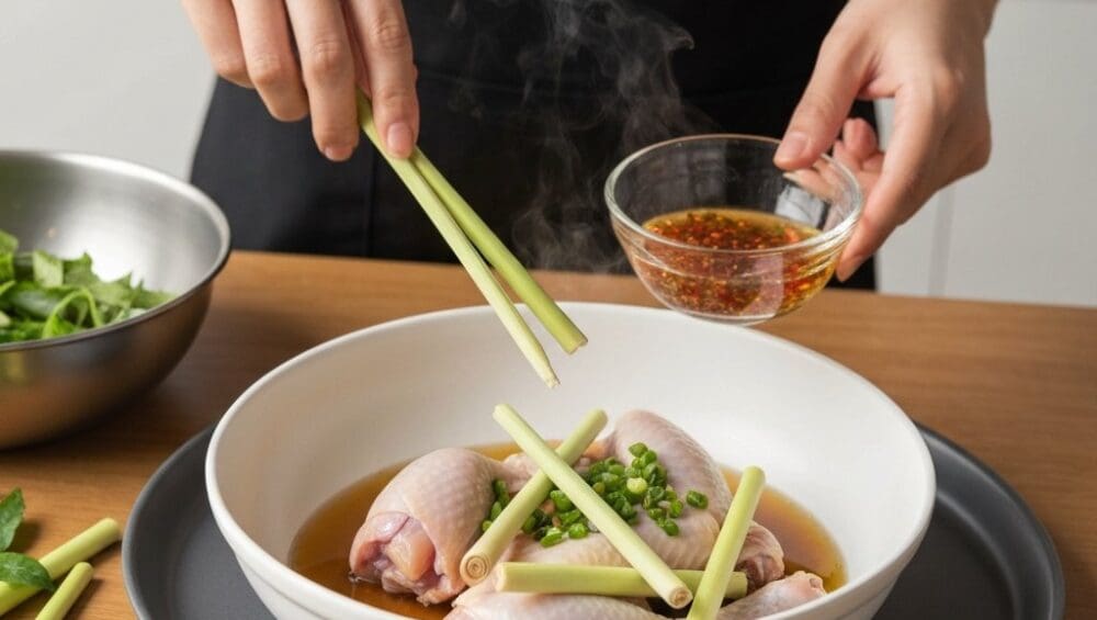 Gia công Chân Gà Sả Tắc (và các món ngâm): Giòn ngon, đậm đà 1-Putino-Food Hình ảnh gia công chân gà sả tắc