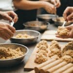 Hình ảnh gia công nhân bánh (fillings)