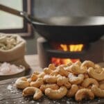 Hình ảnh gia công hạt điều rang muối