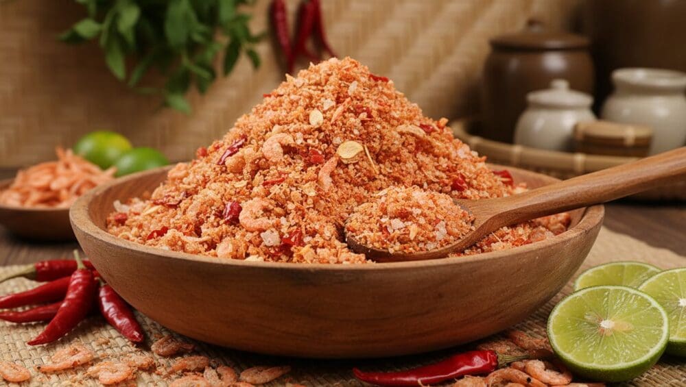 Gia công Muối tôm, Muối ớt xanh: Chấm hải sản và trái cây ngon khó cưỡng 1-Putino-Food Hình ảnh gia công muối tôm (muối chấm)