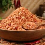 Hình ảnh gia công muối tôm (muối chấm)