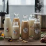 Hình ảnh gia công sữa hạt (nấu sẵn)