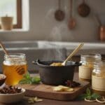 Hình ảnh gia công trà gừng (mật ong)