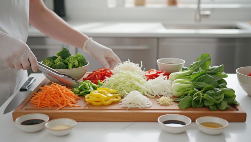 Gia công Rau Xào (Sơ Chế): Giải Pháp Hoàn Hảo Cho Bếp Ăn Công Nghiệp 1-Putino-Food Hình ảnh gia công rau xào (sơ chế)
