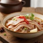 Hình ảnh gia công tai heo ngâm giấm