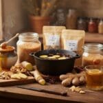 Hình ảnh gia công trà gừng (mật ong)