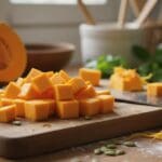 Hình ảnh gia công cắt hạt lựu bí đỏ