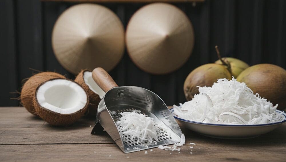 Gia công nạo cơm dừa (sợi/vụn): Tươi mới mỗi ngày 1-Putino-Food Hình ảnh gia công nạo cơm dừa