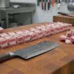 Hình ảnh gia công sườn non chặt đoạn