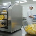 Hình ảnh gia công thái lát chanh tươi