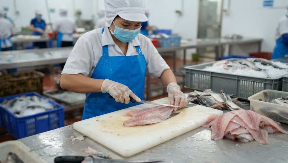 Gia công lạng thịt Cá Rô Phi: Fillet sạch xương làm cá viên 1-Putino-Food Hình ảnh gia công lạng thịt cá rô phi