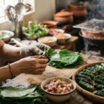 Hình ảnh gia công cuộn bọc bò lá lốt