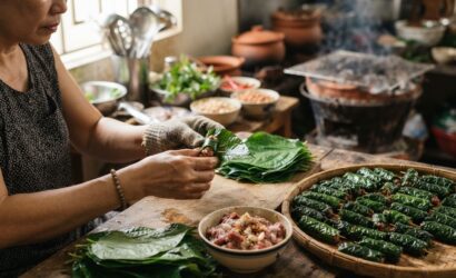 Gia Công Cuộn Bọc Bò Lá Lốt: Đều Cuốn, Chặt Tay, Không Bung Khi Nướng 2-Putino-Food Hình ảnh gia công cuộn bọc bò lá lốt