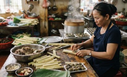 Gia công cuộn ốc nhồi bã mía: Giải pháp món ngon chuẩn vị cho nhà hàng 2-Putino-Food Hình ảnh gia công cuộn ốc nhồi bã mía