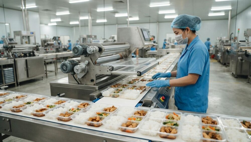 Hình ảnh gia công đóng khay phân suất